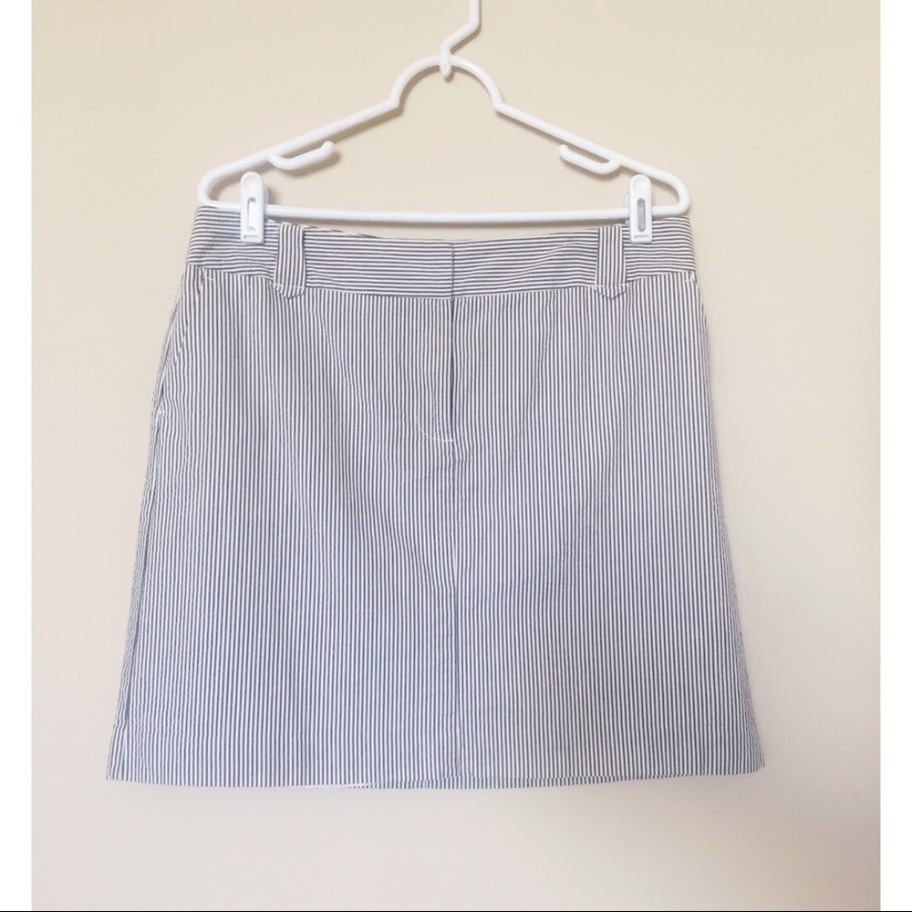 ☀️ Ann Taylor LOFT Seersucker Skirt | Size 10